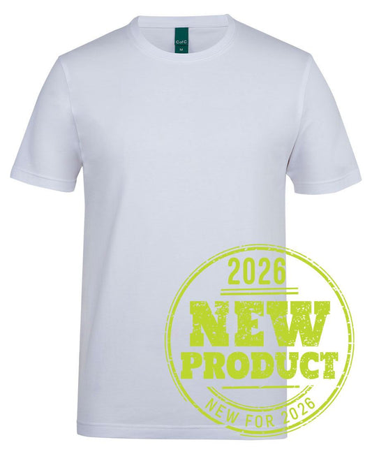 C of C COTTON S/S STRETCH TEE - White