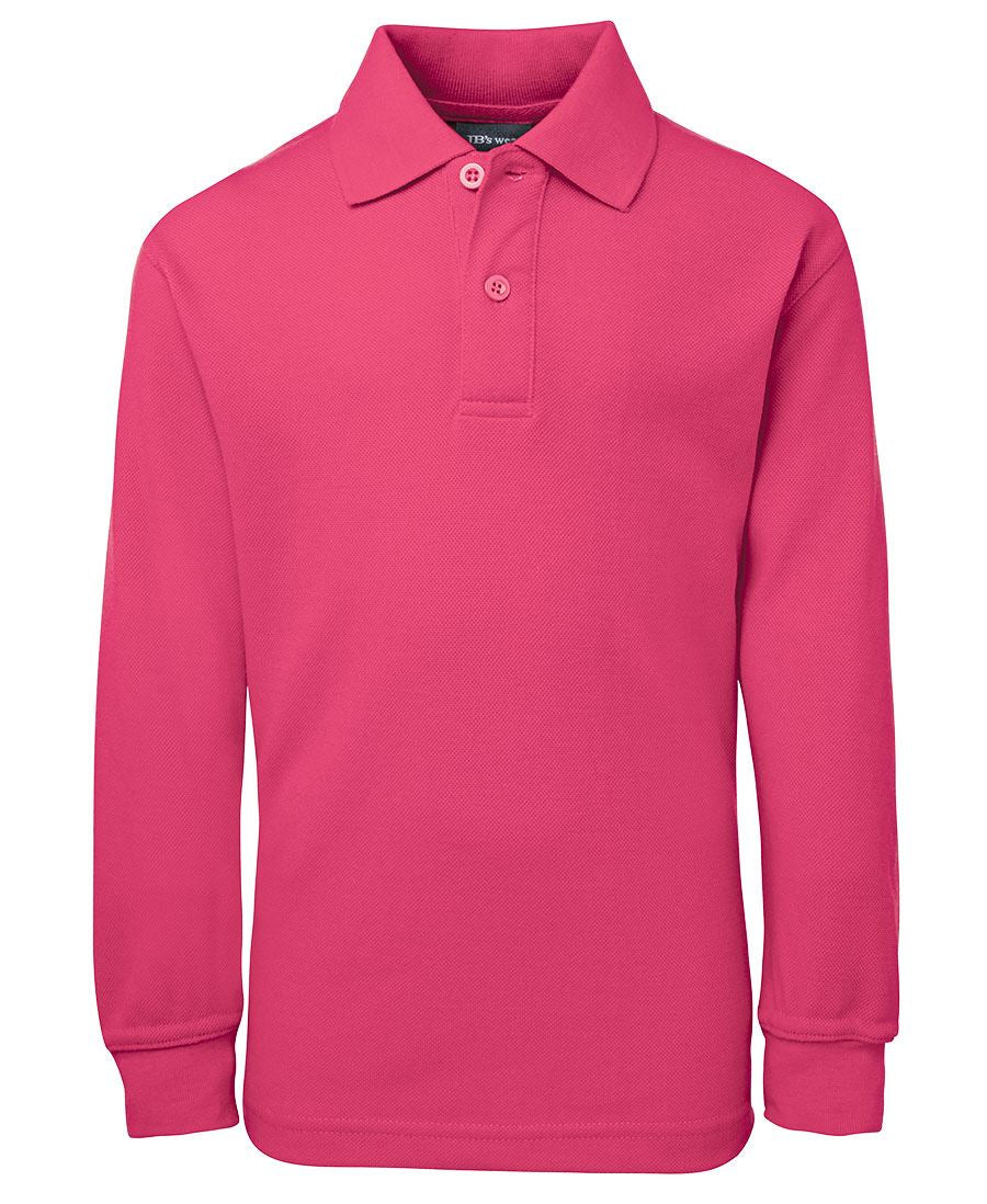 JB's KIDS L/S 210 POLO - Hot Pink