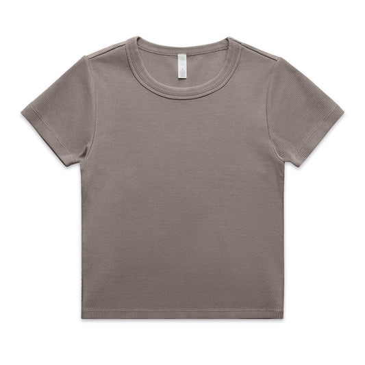 WOS FADED ORGANIC RIB TEE FADED