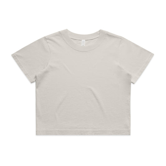 WOS HEAVY FADED CROP TEE FADED