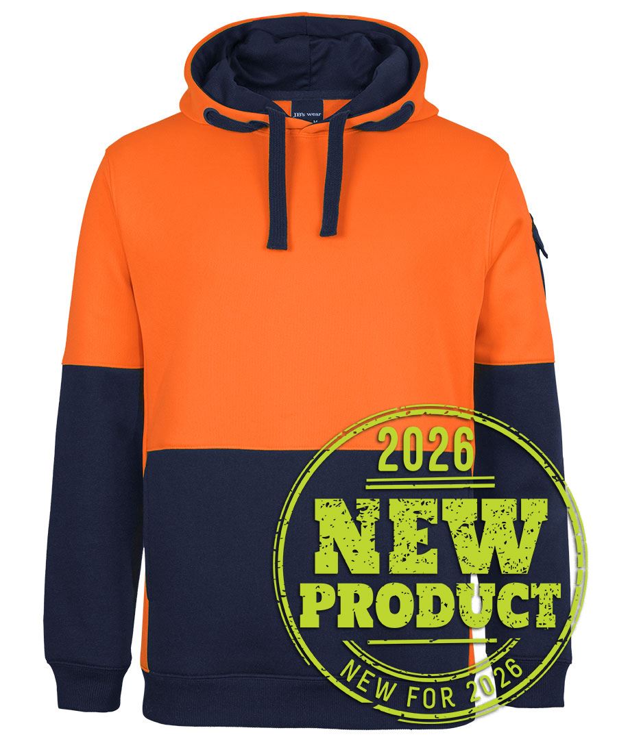 JB's 350G HV TRADE HOODIE - Orange/Navy