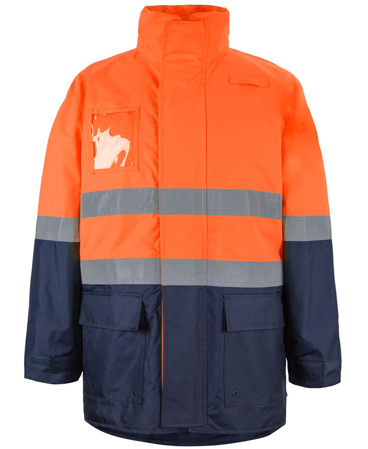 JB's HV (D+N) L/LINE JACKET - Orange/Navy