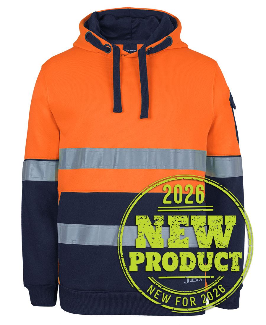 JB's 350G HV (D+N) TRADE HOODIE - Orange/Navy