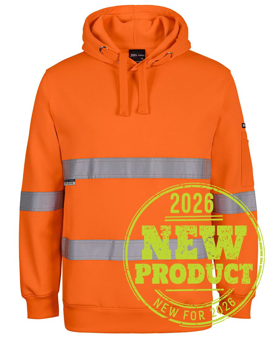 JB's HV (D+N) PULL OVER HOODIE - Orange