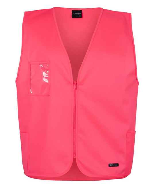 JB's HV ZIP SAFETY VEST - Pink