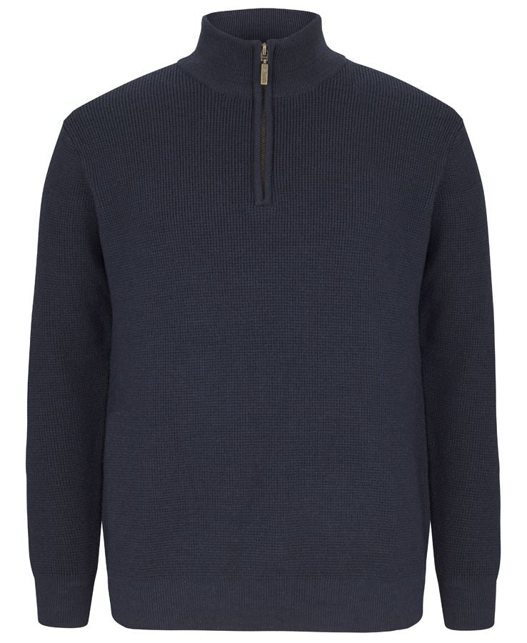 JB's CHUNKY 1/2 ZIP JUMPER - Navy