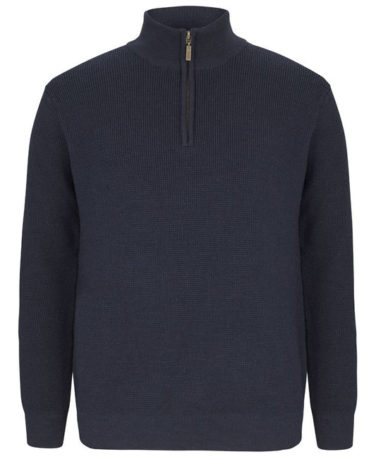 JB's CHUNKY 1/2 ZIP JUMPER - Navy