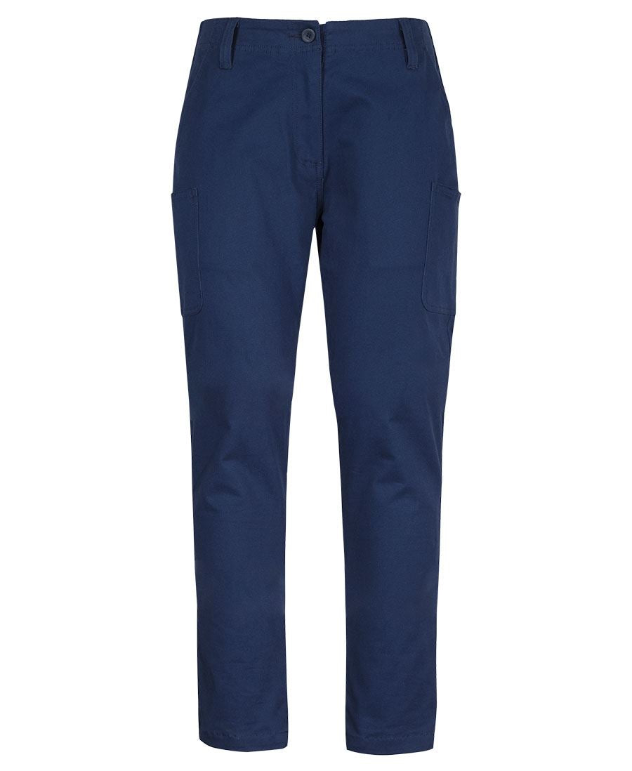 JB's LADIES MULTI PKT STRETCH TWILL PANT - Navy
