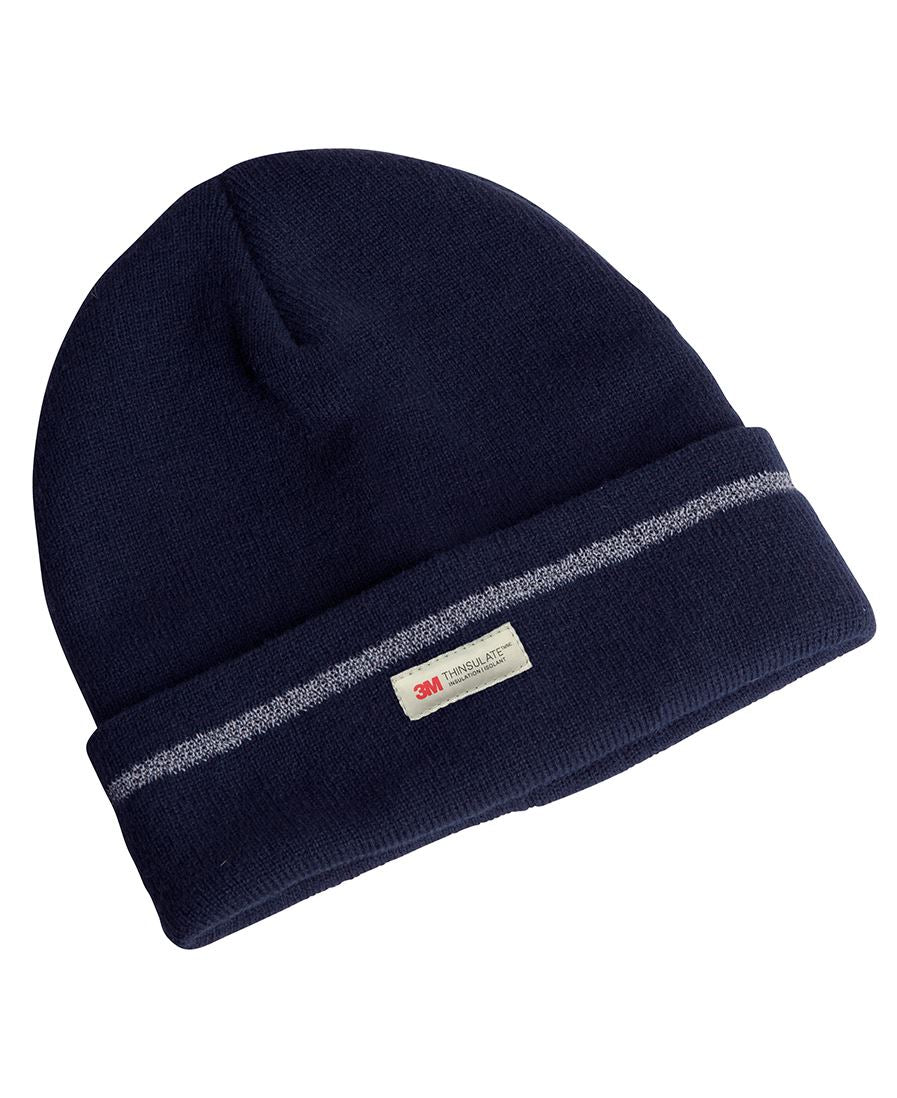 JB's REFLECTIVE BEANIE - Navy