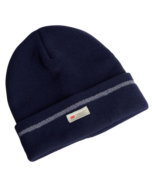 JB's REFLECTIVE BEANIE - Navy