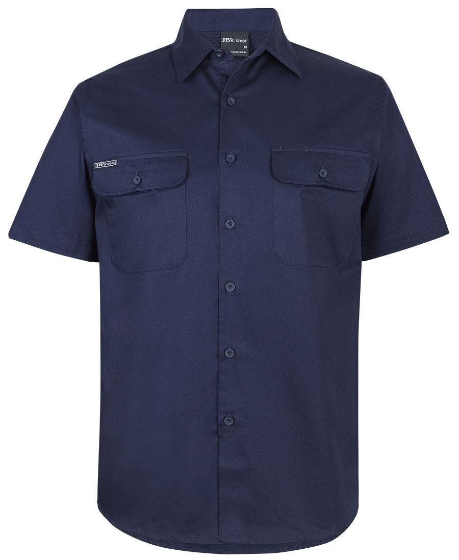 JB's S/S 150G WORK SHIRT - Navy