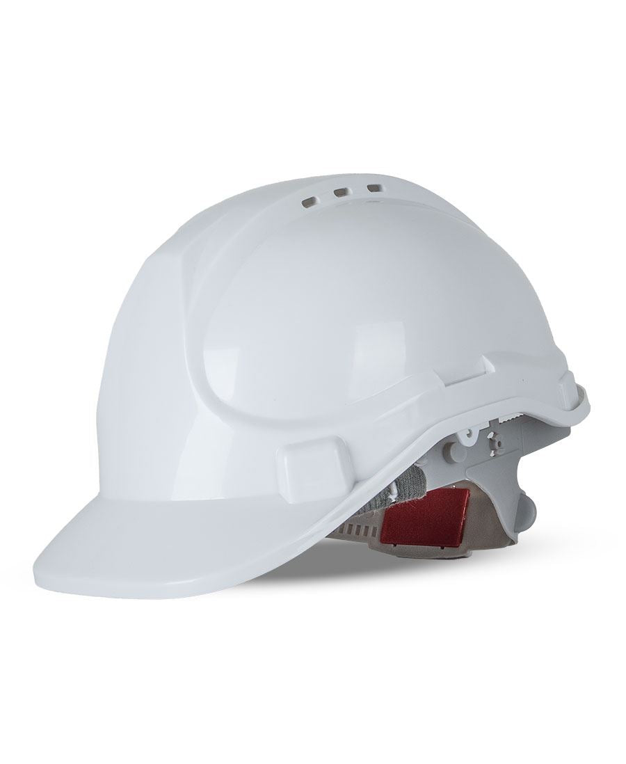JB's PUSH-LOCK SAFETY HELMET (10PK) - White