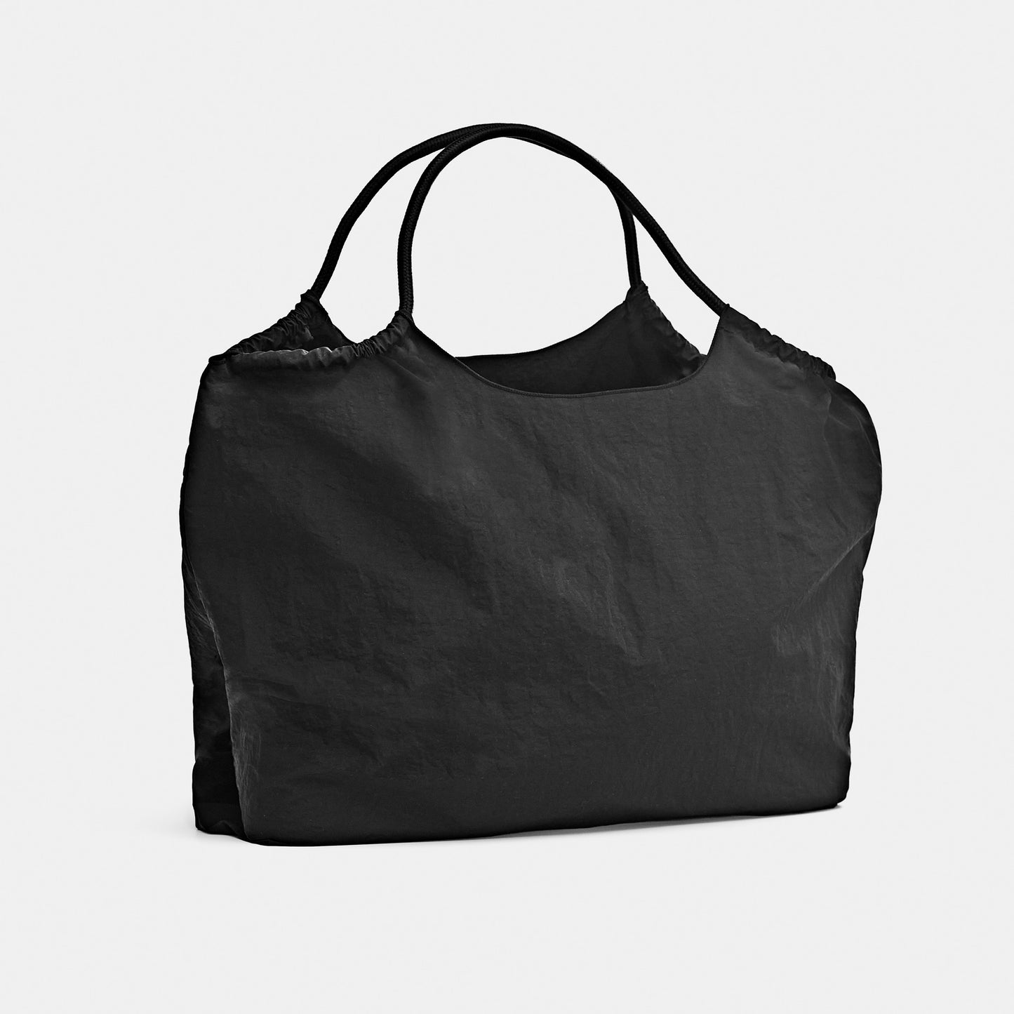Nylon Shopper - Black (back)