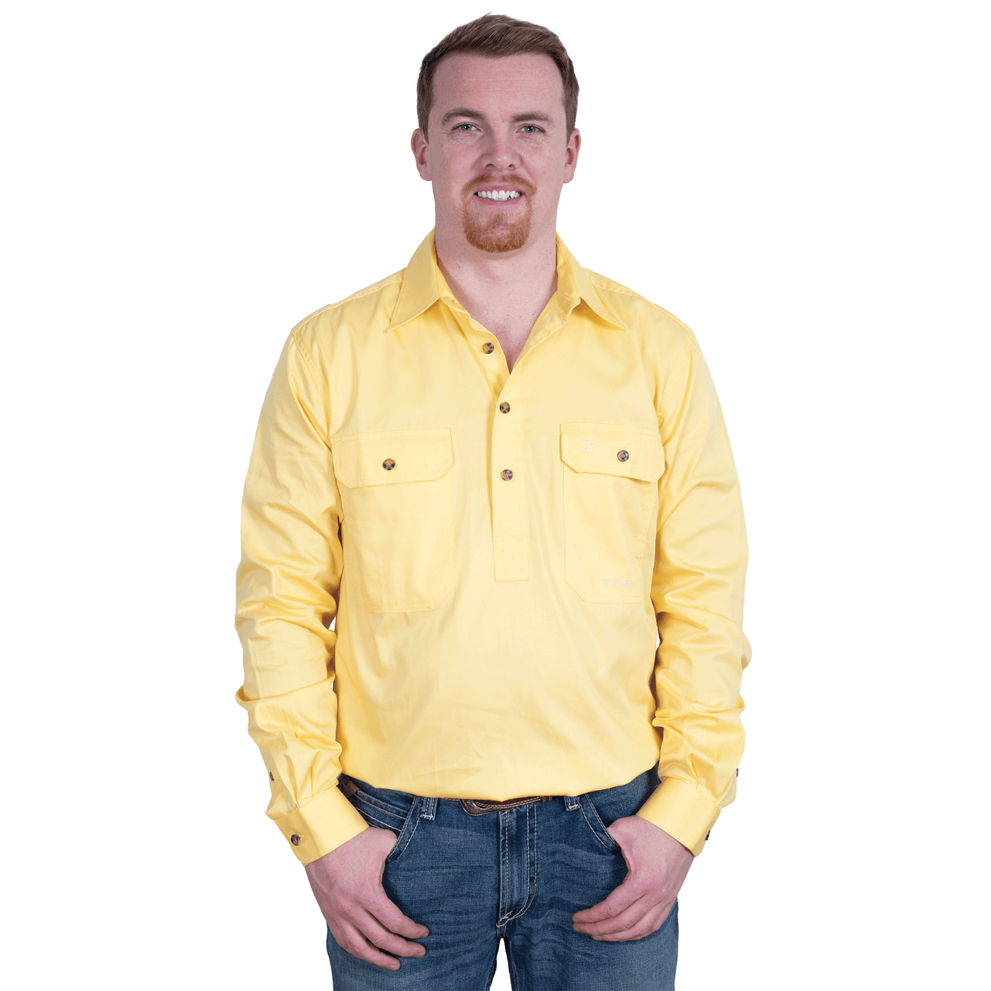 Men's - Cameron - 1/2 Button - Butter