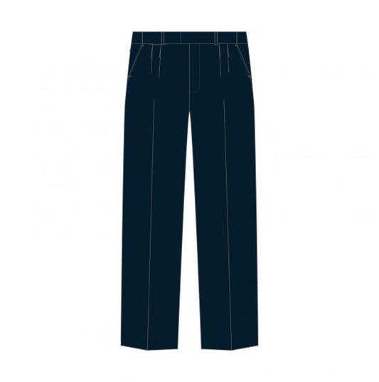 Boys Melange Extendable School Pants - TROM1500
