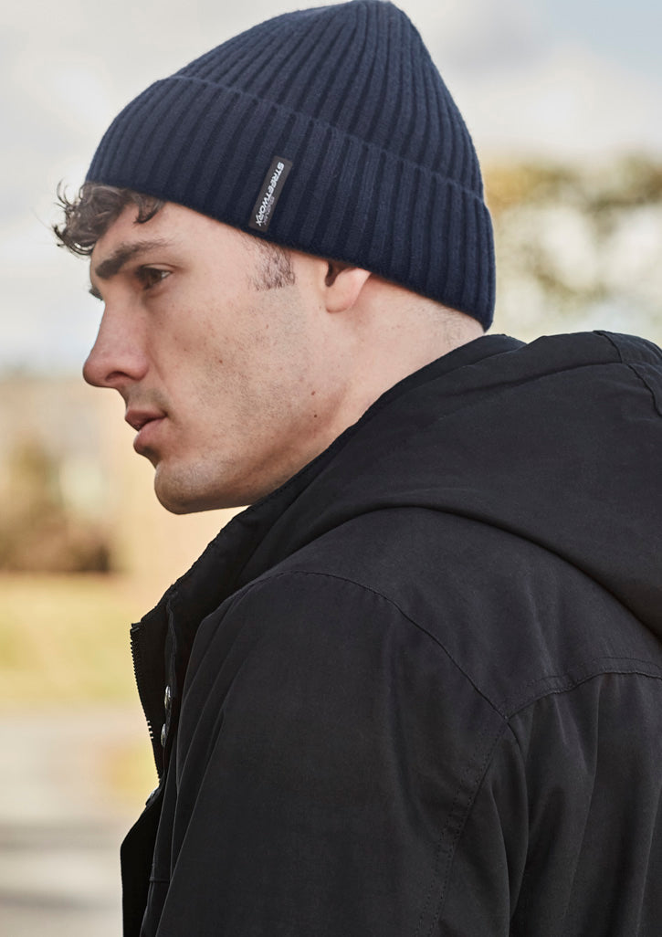 Unisex Streetworx Beanie Navy back