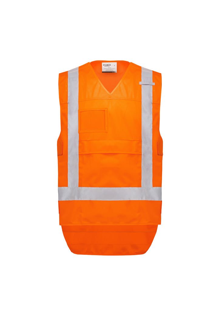 Unisex Hi Vis NSW Rail Vest Orange back