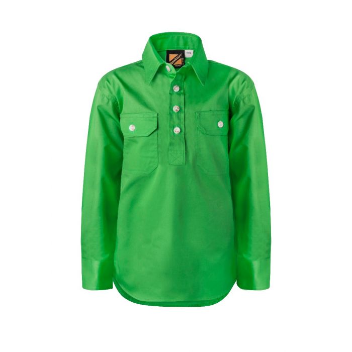 Kids Cotton Drill Shirt - WORKCRAFT
