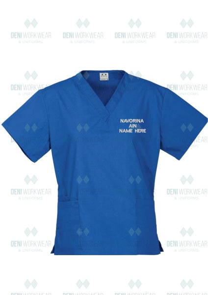 Navorina Ladies Classic Scrubs Top - H10622