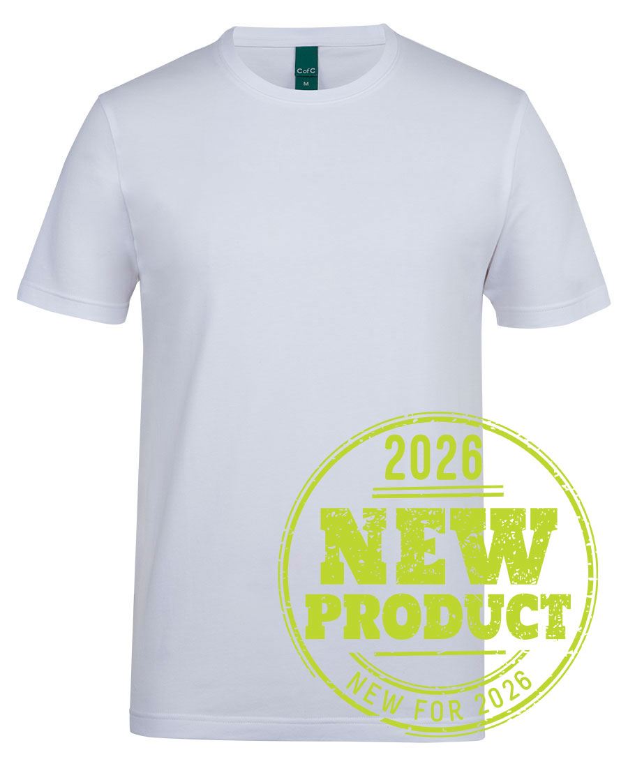 C of C COTTON S/S STRETCH TEE - White