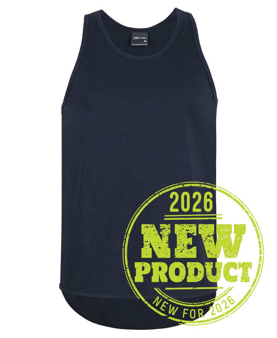 JB's DROP TAIL SINGLET - Navy