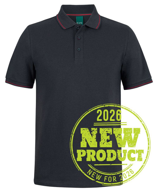C of C CLASSIC POLO - Black/Red
