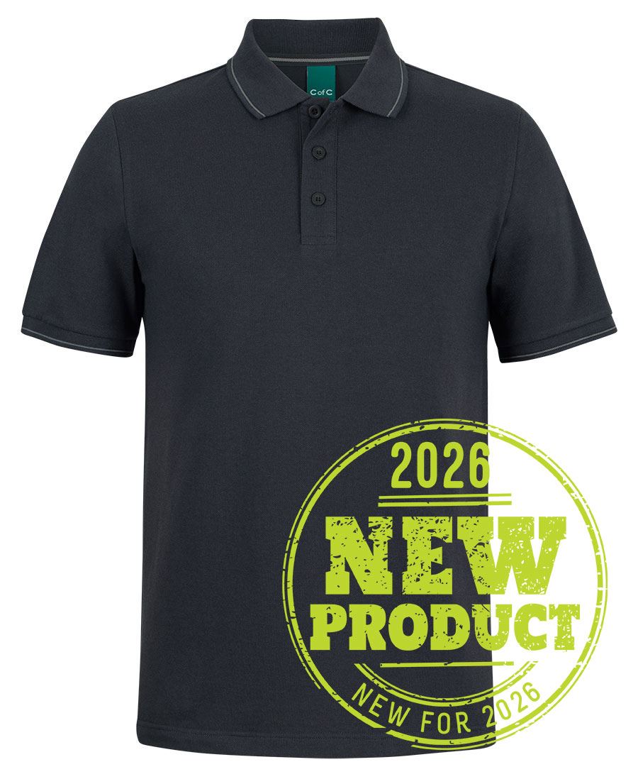 C of C CLASSIC POLO - Black/Grey