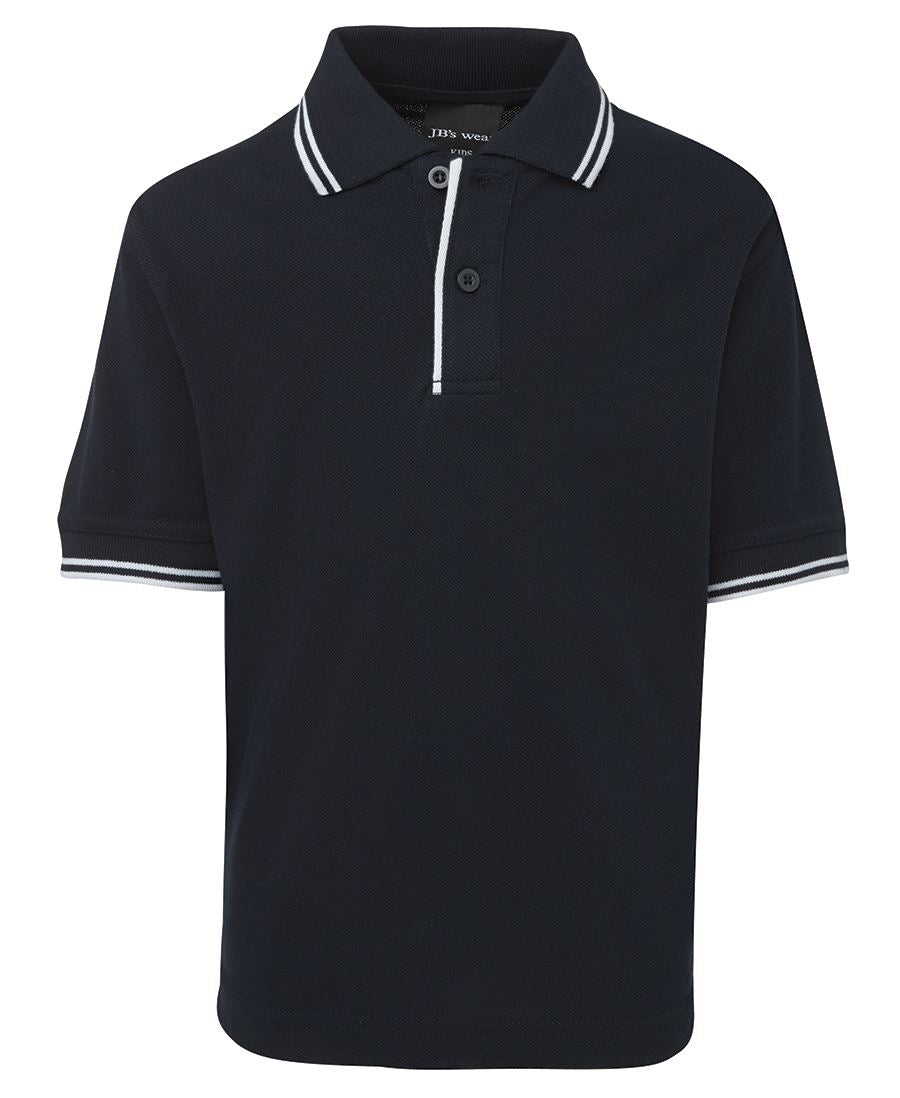 JB's KIDS CONTRAST POLO - Navy/White
