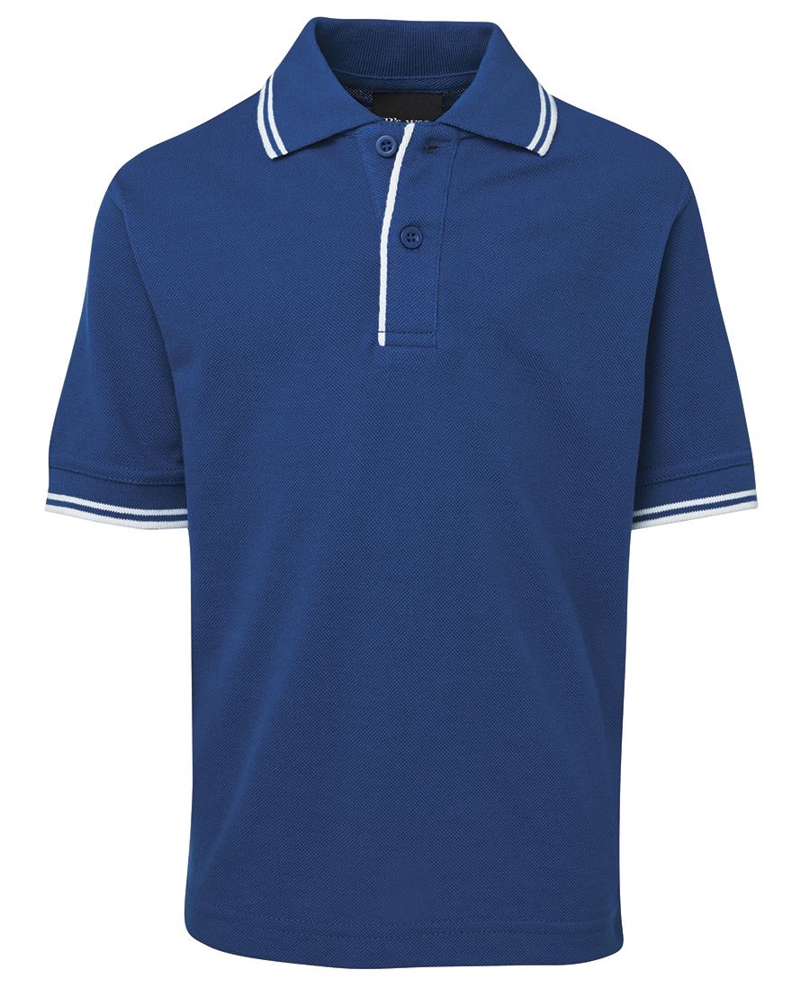 JB's KIDS CONTRAST POLO - Royal/White