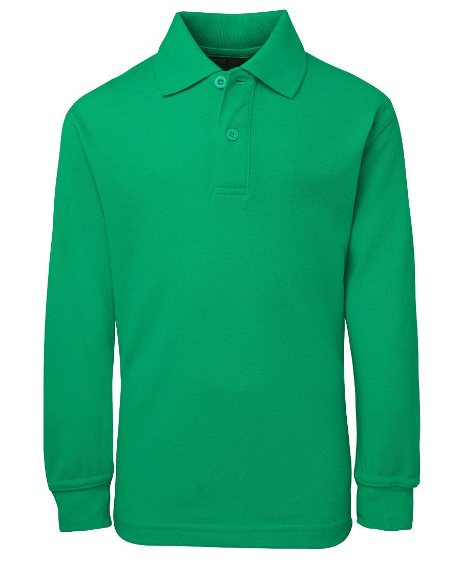 JB's KIDS L/S 210 POLO - Kelly Green