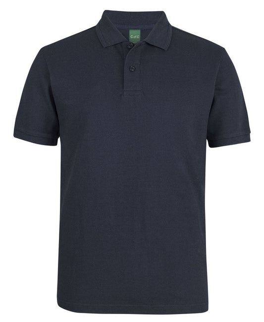 C of C 320G POPCORN COTTON POLO - Navy