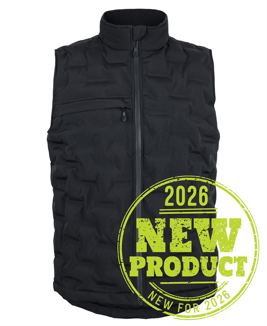 C of C GRAPHENE PUFFER VEST - Black