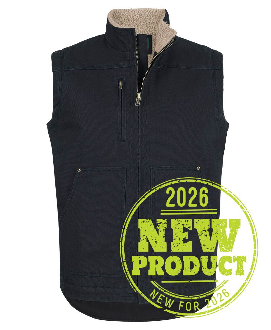 C of C BARN VEST - Black