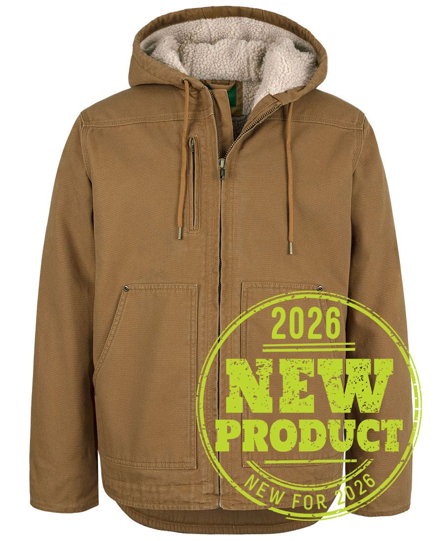 C of C HOODED BARN JACKET - Camel