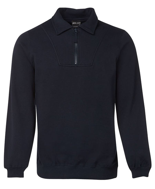 JB's 1/2 ZIP FLEECY SWEAT - Navy
