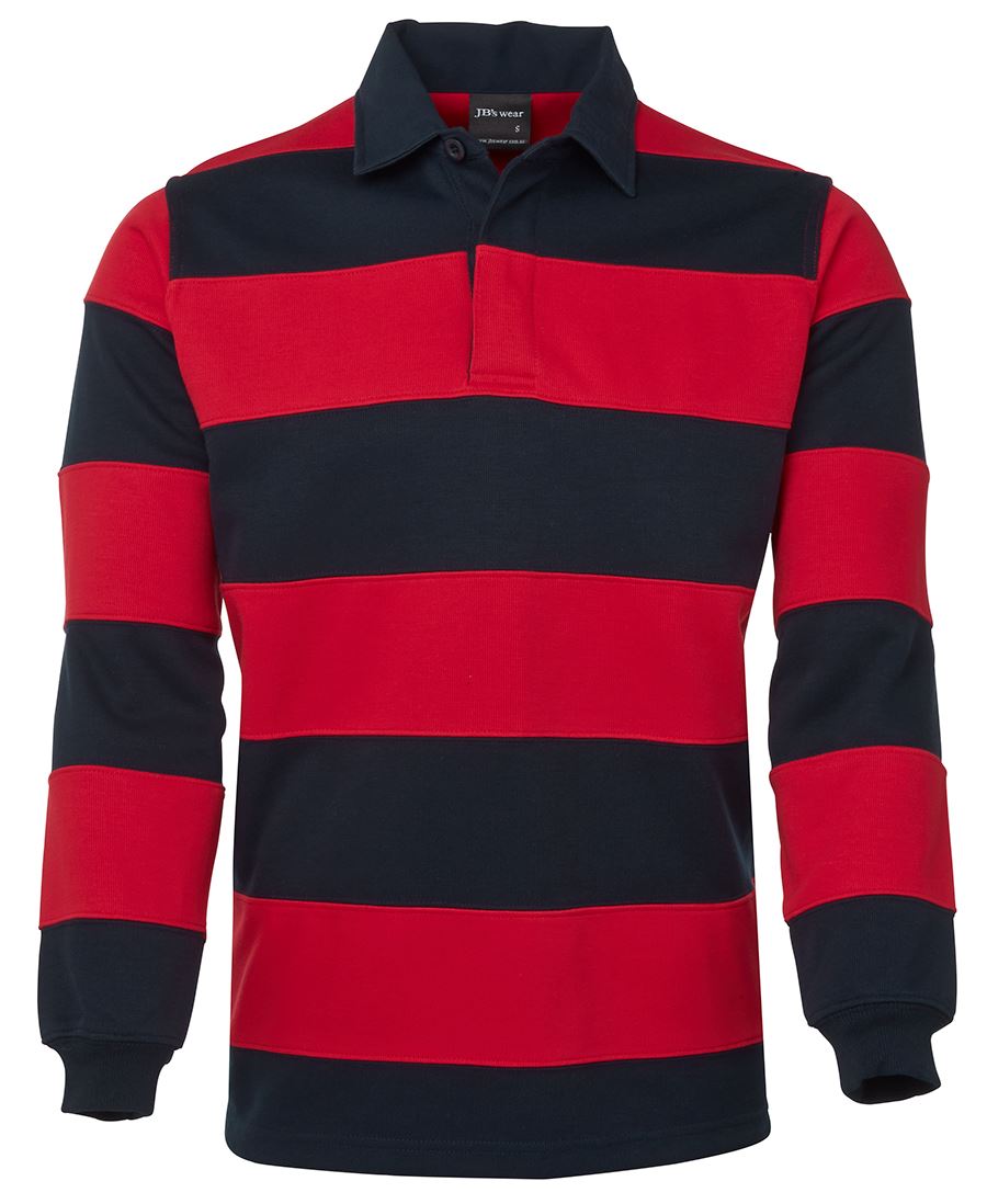 JB's RUGBY STRIPED - Navy/Red
