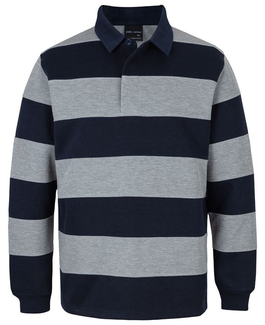 JB's RUGBY STRIPED - Navy/13% Marle
