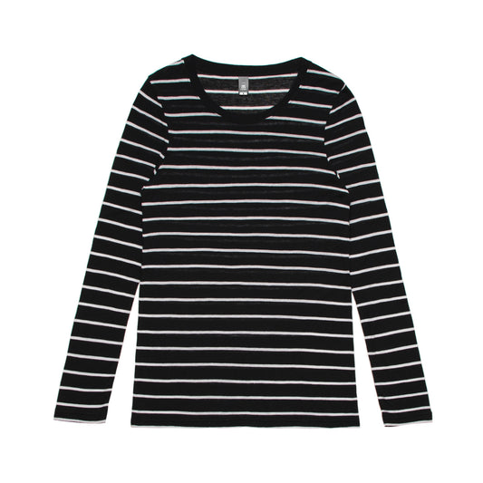 FINE STRIPE L/S TEE