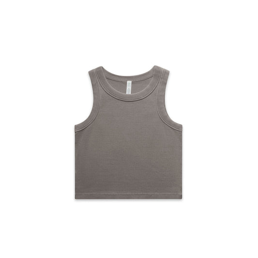 WOS FADED ORGANIC RIB CROP TANK FADED