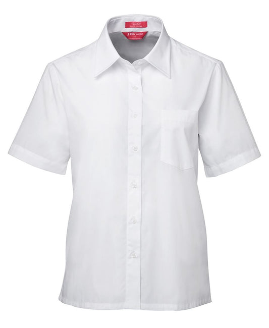 JB's LADIES S/S ORIGINAL POPLIN SHIRT - White