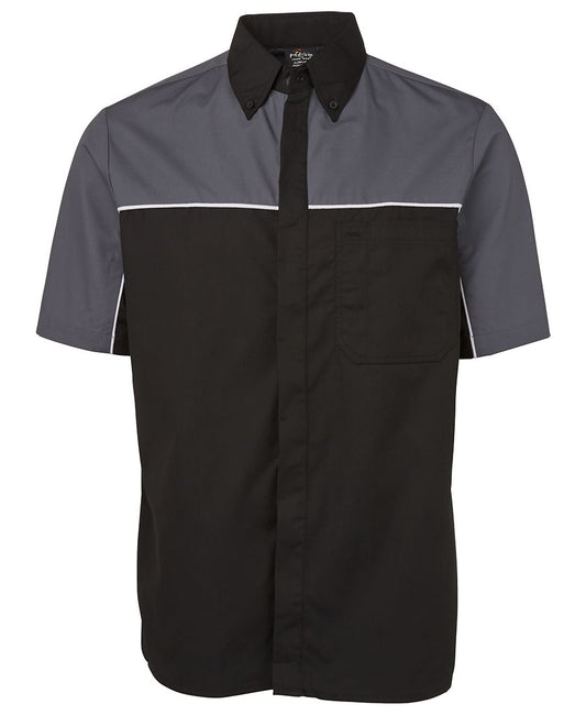 PODIUM MOTO SHIRT - Black/Grey/White