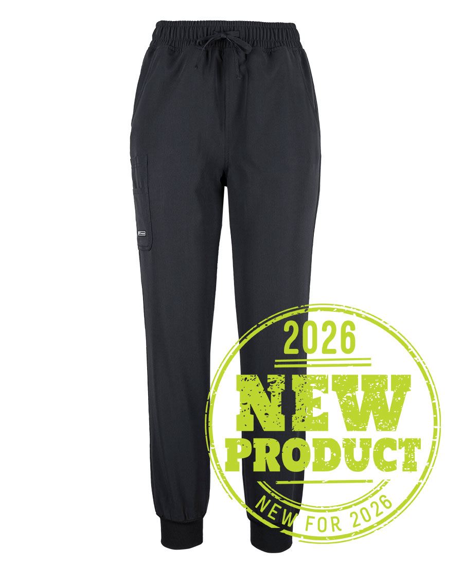 JB's LADIES NU SCRUB JOGGER - Black