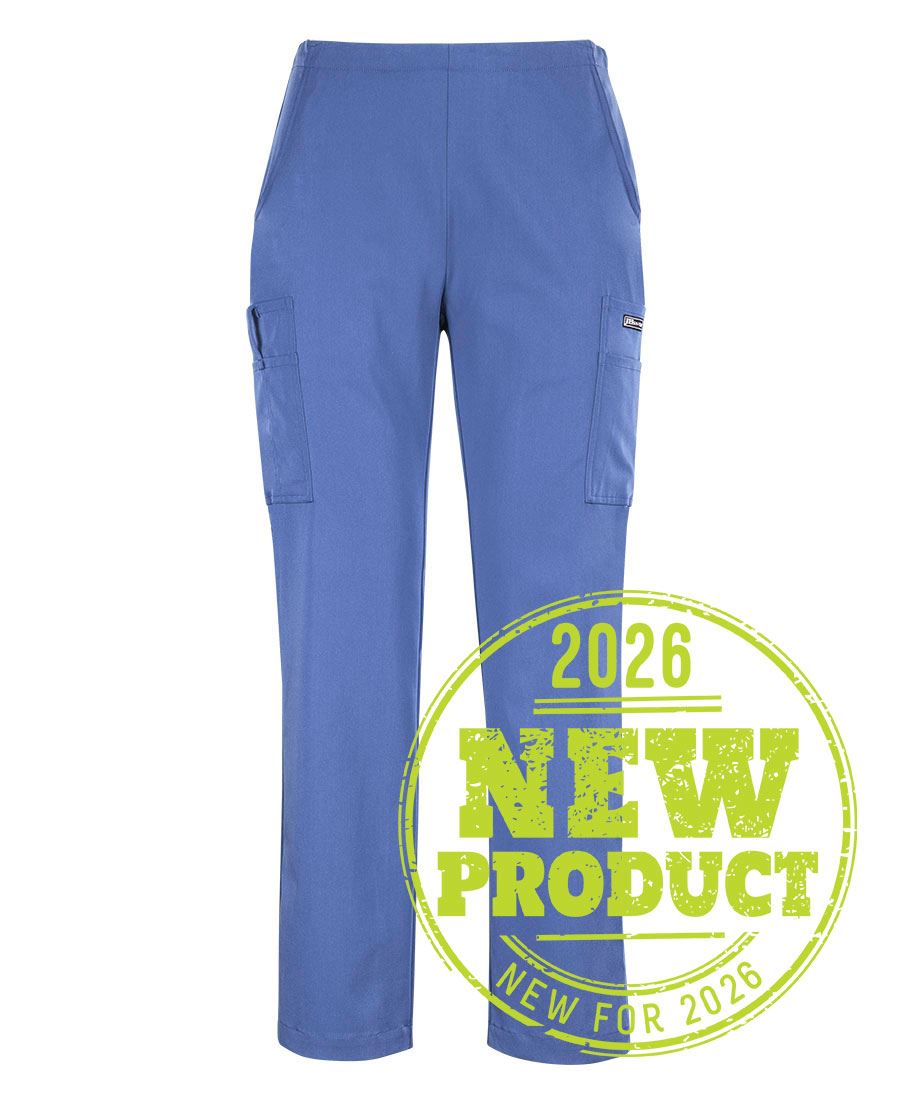 JB's LADIES NU SCRUB CARGO PANT - Vista Blue
