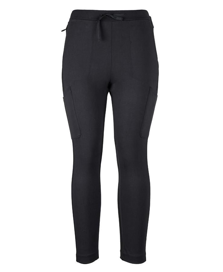 JB's LADIES STRETCH POCKET PONTE PANT - Black