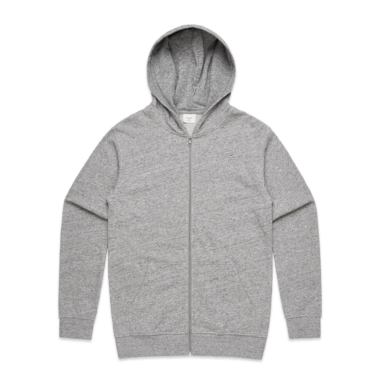 FLECK ZIP HOOD GREY FLECK SMALL