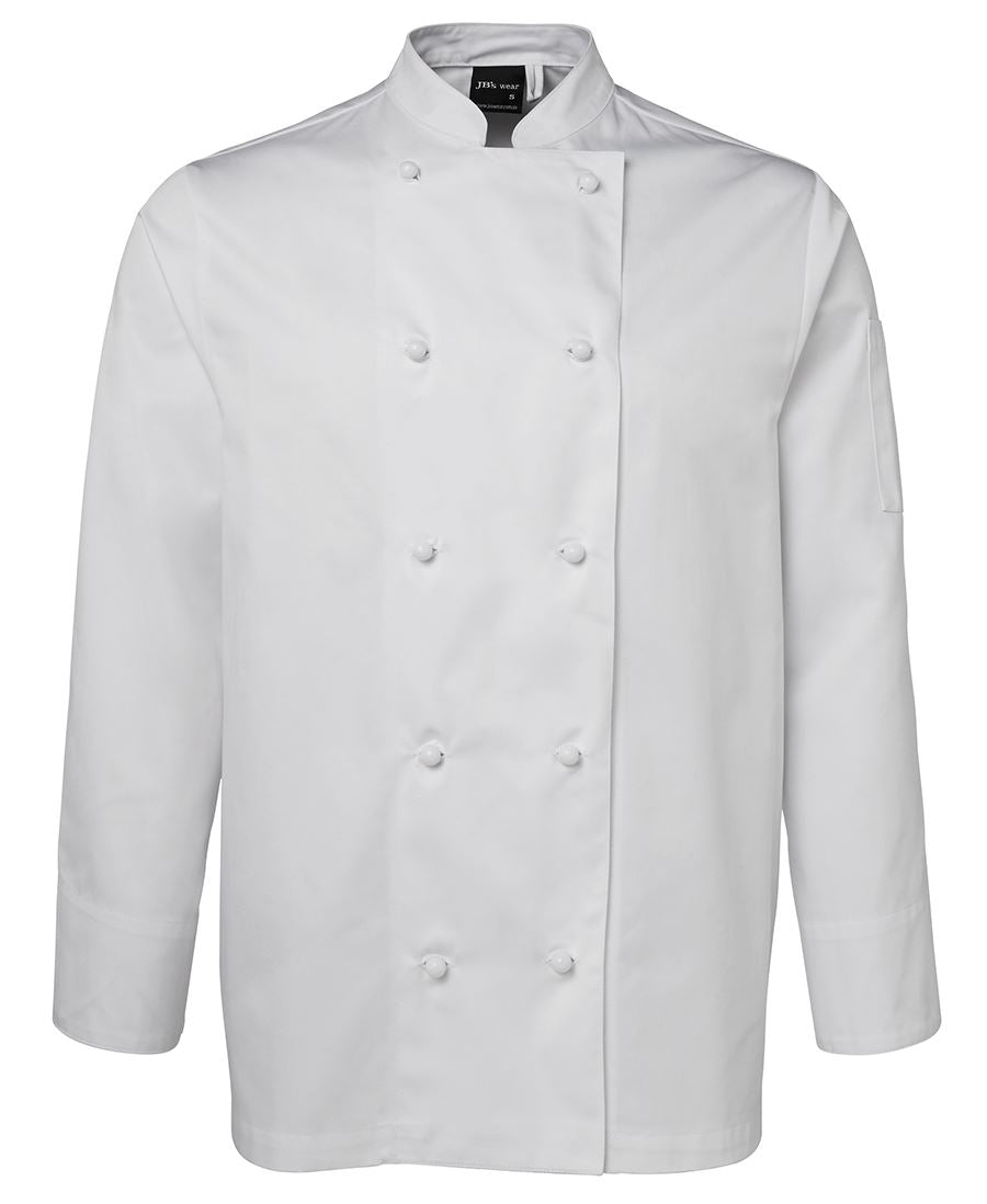 JB's L/S CHEFS JACKET - White
