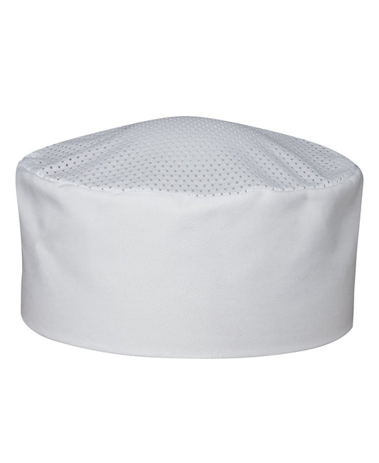 JB's CHEF'S VENTED CAP - White