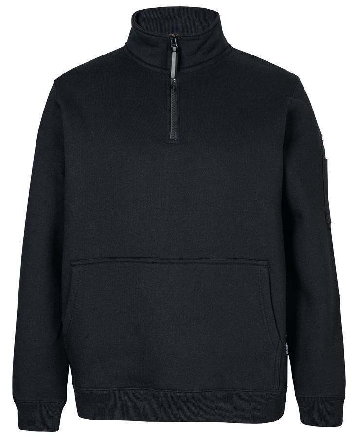 JB's 350 PREMIUM TRADE 1/2 ZIP FLEECE - Black/Black
