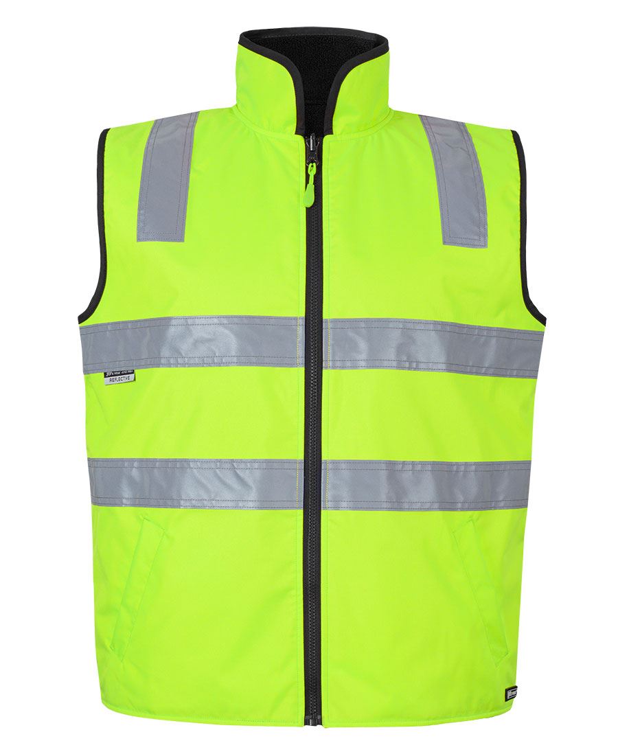 JB's HV 4602.1 (D+N) REV VEST - Lime/Black