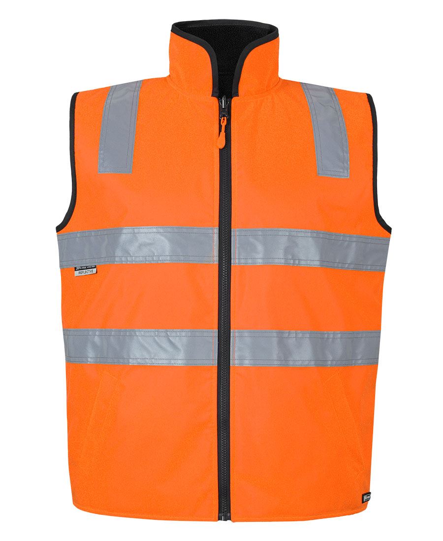 JB's HV 4602.1 (D+N) REV VEST - Orange/Black